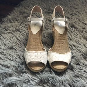 Lucky Brand wedges, used.
